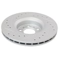 thumbnail image 2 of Geelife For 08-09 S60 06 V70 03-14 XC90 Brake Rotor Drilled & Slotted G-Coated Front Kit, 2 of 9