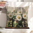 thumbnail image 6 of flowerslinen throw pillowcase decoration pillowcase gifting preferred 18x18 inch cushion cover 2 sets sofa pillowcase sofa bedroom living room car, 6 of 8