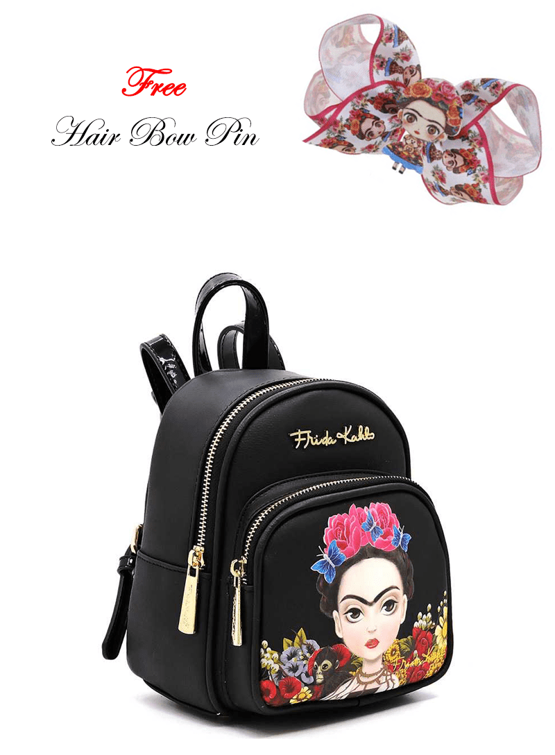 Frida kahlo mini backpack Clearance