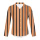 thumbnail image 4 of Blusa y camisa de manga larga con cuello vuelto para hombre, informal, a la moda, con botones, estampado, de poliéster, 4 of 4