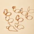 thumbnail image 2 of QJUHUNG 9 Pcs Vintage Knuckle Stackable Rings Set for Women, Bohemian Gold Plated Comfort Fit Joint Finger Rings Gift, 2 of 7