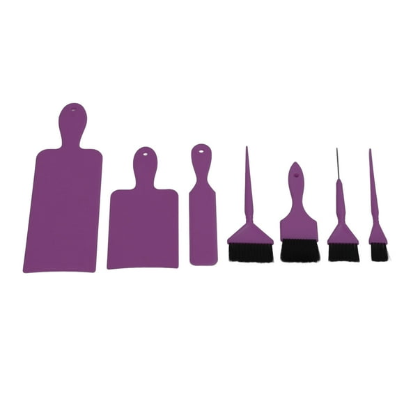 Hair Dye Tool Set, Hair Dye Coloring Brushes Kit, Balayage Board Coloring Brush, Hair Highlighting Paddle Brush Tools, 7 Pieces