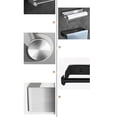 thumbnail image 2 of Porte-serviettes en Papier Mural Support de Rouleau de Papier Toilette Argent, 2 of 9