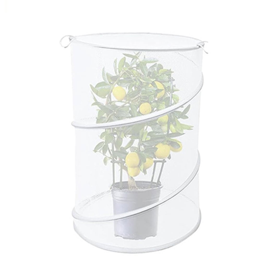 Easy Garden Plant Covers 19.7 Inch Height Protective Net Cage with Ground Pegs Set of 4