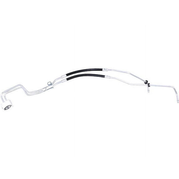 Inlet and Outlet Assembly Oil Cooler Hose - Compatible with 2007 - 2013 Chevy Silverado 1500 2008 2009 2010 2011 2012