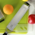 thumbnail image 5 of Qnjujn Long Grater Cheese Lemon Zester Spice Shredder, Multi-Functional Kitchen Tool for Grating Citrus Cheese Nuts Vegetables, Easy to Use Clean and Store with Hanging Loop, 5 of 7