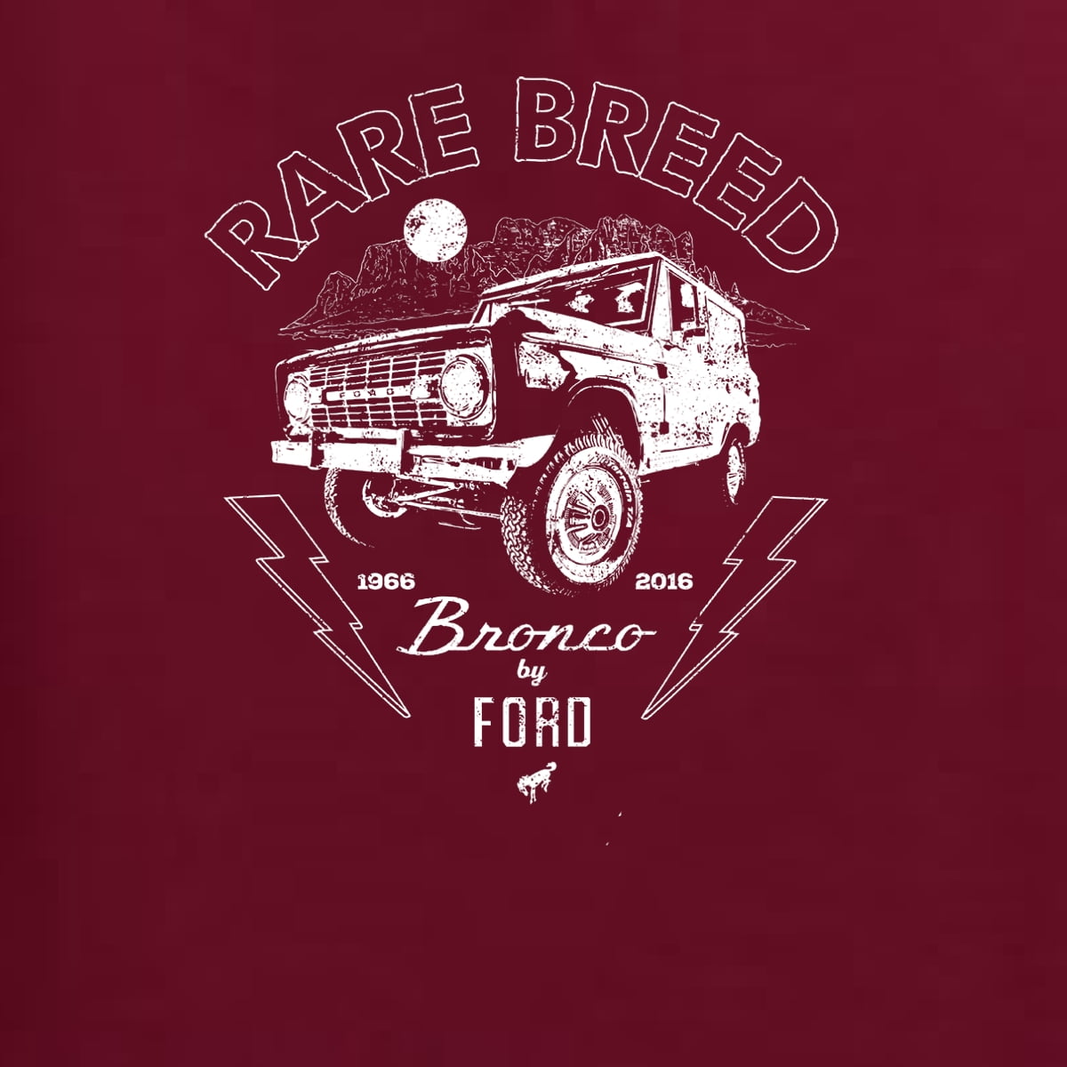 Wild Bobby Rare Breed Ford Bronco Men Long Sleeve Shirt
