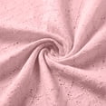 thumbnail image 4 of ClodeEU Women's Round Neck Flutter Short Sleeve Blouse,Solid Color Casual Loose Fit Top Pink,Women's Plus L, 4 of 5