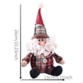 thumbnail image 1 of Muñeco de Papá Noel para decoración del hogar, muñeco de nieve y ciervo, adorno colgante para árbol de Navidad, Año Nuevo, 2023, 1 of 4