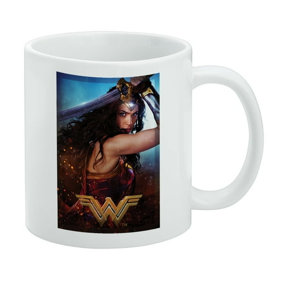 Wonder Woman Movie Battle White Mug