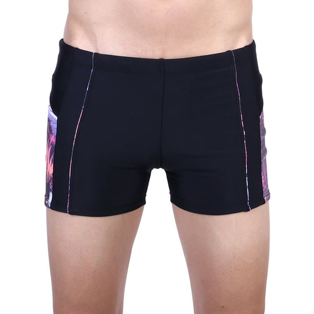 SAYFUT SAYFUT Men's Swim Trunks Solid Square Leg Swimming Briefs