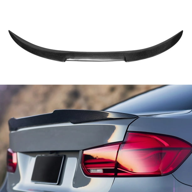 Carbon Fiber Rear Trunk Spoiler Wing M4 V Style For BMW F30 F80 M3 4Dr  2012-2016 