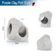 thumbnail image 2 of Decoraciones para acuario, cueva Betta, Accesorios para tanque de peces, decoración de cueva de roca para camarones, cíclidos, cría oculta, pecera pequeña, 2 of 7