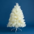 thumbnail image 3 of Nearly Natural Artificial Pampas Grass Christmas Tree - 4' - Cream - Unlit, 3 of 9