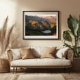 thumbnail image 3 of Serenity in the Alps - Photography Landscape Mountain Scenic Nature Wilderness Sunset Black Framed Wall Art Print 24 x 36 inches, 3 of 4