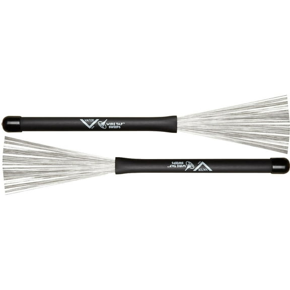 Vater Wire Tap Sweep Brush, Retractable, Rubber Grip, Telescopic Wire, Black