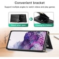 thumbnail image 2 of Crossbody Wallet Case for Samsung Galaxy S20 FE 5G, PU Leather Zipper Wallet Case with Card Slots with Removable Crossbody Wrist Strap Kickstand Magnetic Flip Case Cover - Black, 2 of 13