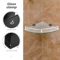 thumbnail image 3 of 8pcs Glass Clamp Mirror Hanger Heavy Duty Mirror Hook Frameless Mirror Clip Size M, 3 of 5