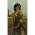thumbnail image 2 of George Hamilton Barrable 10x14 Gold Ornate Wood Frame and Double Matted Museum Art Print Titled - Leila (1880), 2 of 4