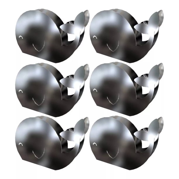 Servilletero Moven Diseño Ballena Class 6 Piezas Acero Inoxidable