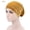 Khaki, variant on Vintage Muslim Turban with Rhinestone Elastic Headscarf Hijab Hair Loss Beanie