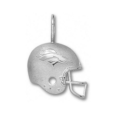 NFL - Denver Broncos Sterling Silver Helmet Pendant