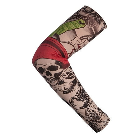 Nylon Elastic Temporary Tattoo Sleeve Designs Body Arm Stockings Tatoo Cool - Walmart.com