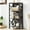 Grey, variant on MNEETRUNG Small Bookshelf, 3 Tier  Shelf with Metal Frame and Backboard, Low Rustic Brown Book Shelf, Small Bookcase for Small Spaces,Bookshelf for Living Room, Bedroom & Home Office