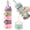 Pink/Green, variant on 1PCS Formula Container To Go, 4 Layers Baby Milk Powder Formula Dispenser, for Portable Blender Snack Dispenser Violet Plastic Food Snacks Storage Box Formula Container for Travel(Pink)