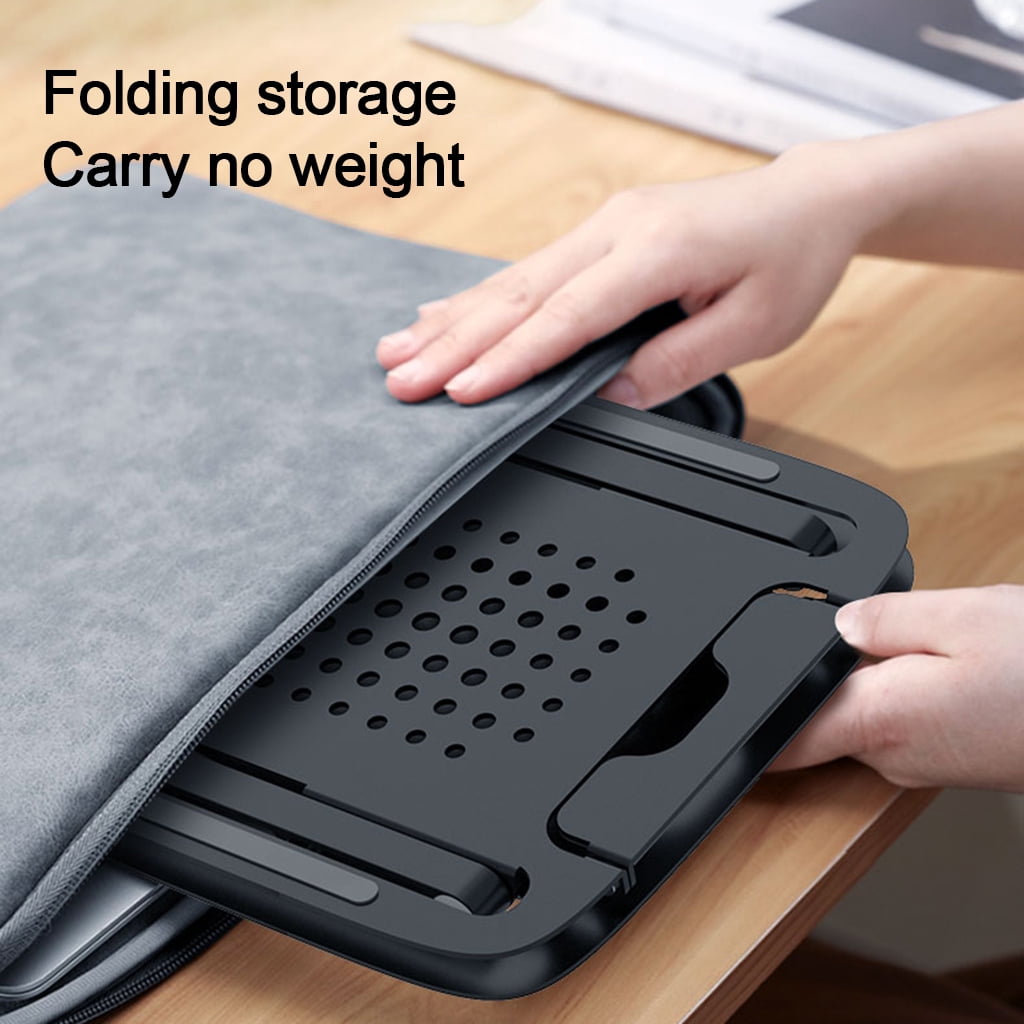 Aluminum Alloy Adjustable Laptop Stand Cooling Holder Bracket for 11-17in Tablet