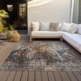 thumbnail image 6 of Addison Rugs Chantille Indoor/Outdoor Transitional Abstract Taupe Washable Rectangle Rug, 2'6" x 3'10", 6 of 6