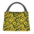 thumbnail image 1 of Balery Sunflowers In Vintage Bolsa de Aislamiento Portátil – Bolsa de Almuerzo con Forro de Aluminio Mejorado, Funda Impermeable y Fácil de Limpiar para Picnic y Caja de Almuerzo, 1 of 6