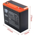 thumbnail image 3 of 6-DZM-20 12V 24AH Rechargeable Battery for ATV Electric Scooter Go Kart (4 Pack), 3 of 5