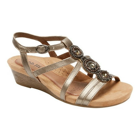 rockport cobb hill janna perforated wedge sandal