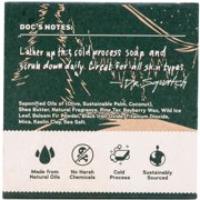 Dr. Squatch Natural Bar Soap for All Skin Types, Snowy Pine Tar, 5 oz
