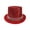 Red, variant on Glittering Ceremony Hat Masquerades Party Hat Roleplay Costume Hat Festival Prop