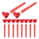 thumbnail image 5 of 50 piezas de matasuegras para fiestas, matasuegras con flecos, matasuegras, matasuegras divertidos, matasuegras musicales para fiestas, color rojo, 5 of 8