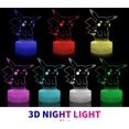 thumbnail image 4 of Luz Nocturna Led De Ilusión 3D, Lámpara De Mesa Usb Con Interruptor Táctil De Cambio Gradual De 7 Colores Para Regalos Navideños O Decoraciones Para El Hogar, 4 of 4