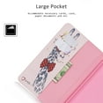 thumbnail image 7 of Galaxy Tab A 8.0 (2019) Case P200 P205, Allytech Slim Cute Pattern PU Leather Folio Stand Cards Slots Wallet Case Cover for Samsung Tab A with S Pen 8.0 Inch Tablet SM-P200/SM-P205, Giraffe, 7 of 7