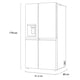 thumbnail image 4 of Refrigerador 22.5 Pies LG Side By Side Silver, 4 of 4
