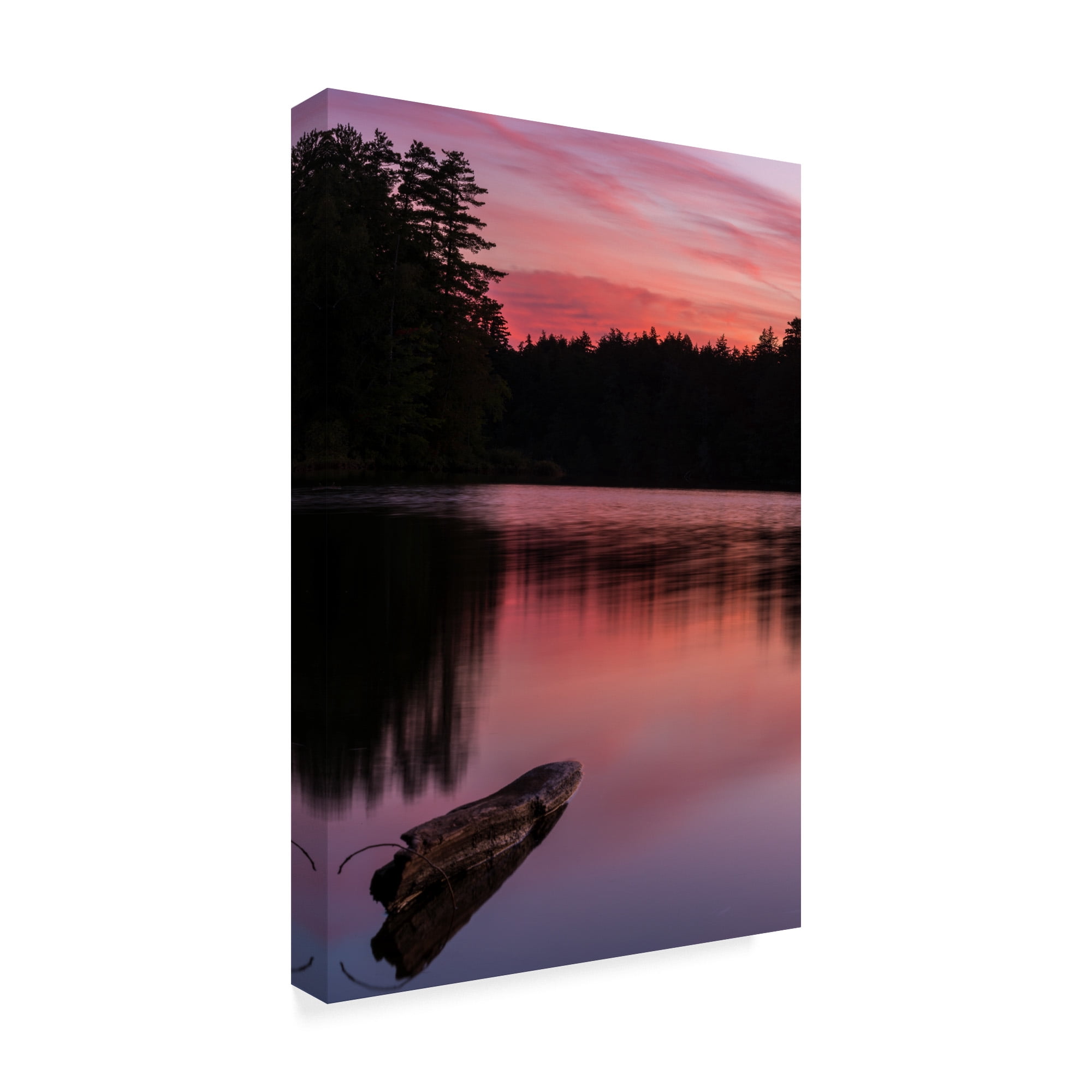 Trademark Fine Art 'Evening Reflection' Canvas Art by Brenda Petrella Photography Llc