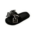 thumbnail image 2 of Bow Buckle Vamp Slippers for Women Flat Sole Non Slip Lightweight Waterproof House Slippr Slip-on Bath Shoes Indoor Outdoor Summer Womens Beach Fashion Hotel Bedroom Shoes, 2 of 4