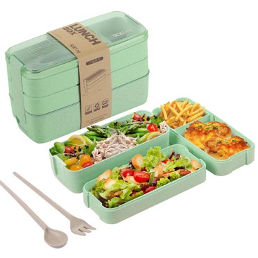 Bentgo Kids Chill Bento-Style Lunch Box - Removable Ice Pack - Green ...