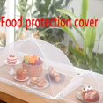 thumbnail image 1 of LNGOOR Large White Foldable Food Cover with Lace Design - Insect & Dust Proof  Perfect for Outdoor Parties  Picnics  BBQs & Camping  Kitchen Organization Essential, 1 of 5