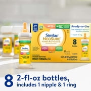 (4 pack) Similac NeoSure Premature Post-Discharge Ready-to-Feed Baby Formula, 2-fl-oz Bottle, Pack of 8