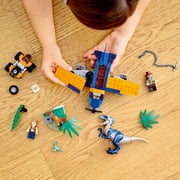 LEGO Jurassic World Velociraptor: Biplane Rescue Mission 75942 Dinosaur Building Set for Preschool Kids (101 Pieces)