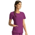 thumbnail image 6 of Infinity Cherokee Round Neck Nurse Scrub Tops for Women with 3 Pockets 360 Stretch & Wrinkle-Resistant 2624A, 6 of 8