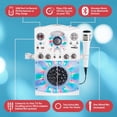 thumbnail image 4 of Singing Machine SML385UW Bluetooth Karaoke System with LED Disco Lights, CD+G, USB, and Microphone, White, 4 of 14