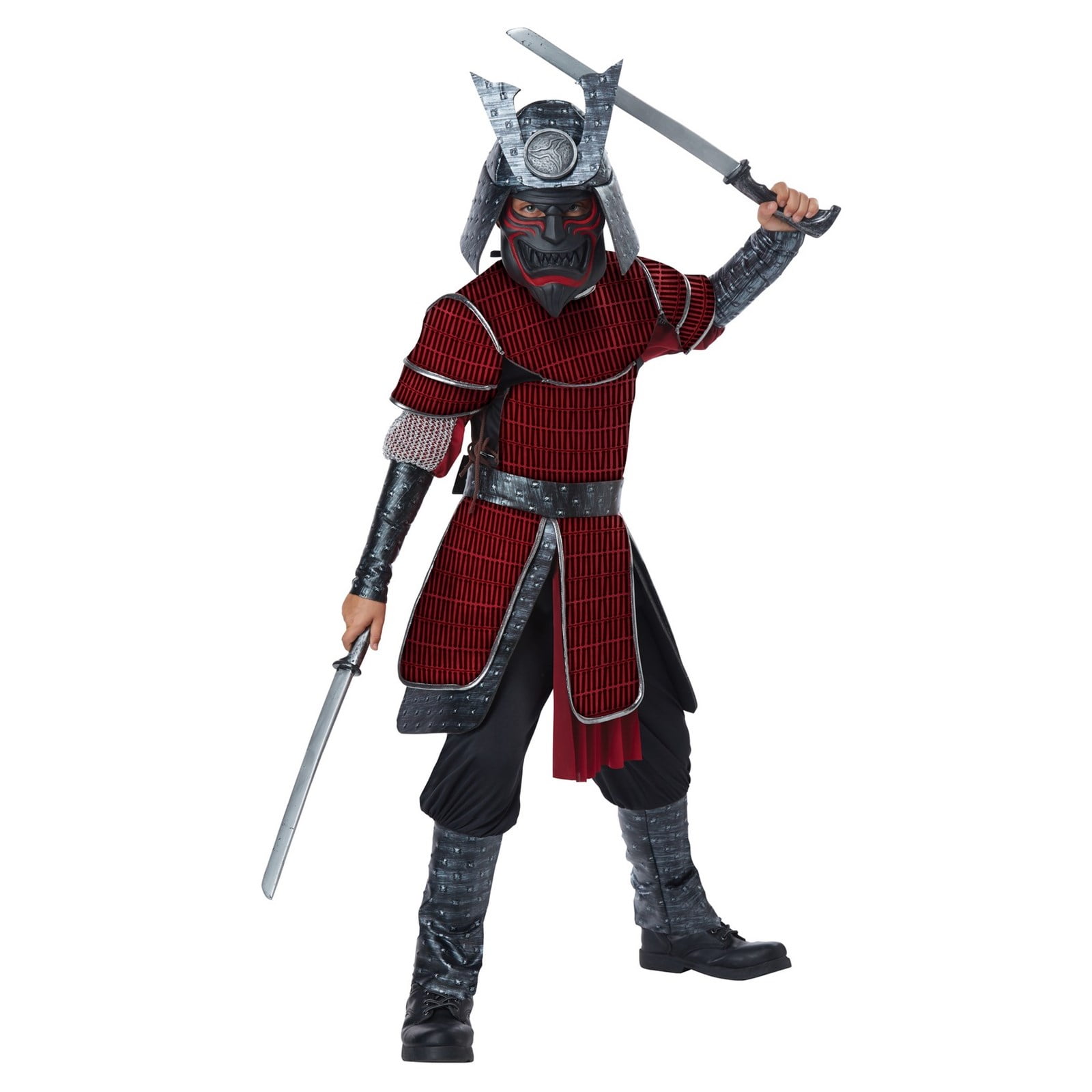 Kids Boys Ninja Assassin Japanese Samurai Warrior Fancy Dress Cosplay Suit HOT 