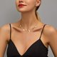 thumbnail image 2 of Butterfly Choker Necklace Dainty Chain Butterfly Pendant Necklace Simple Cute Necklace Fashion Jewelry For Women Girls (silver), 2 of 4